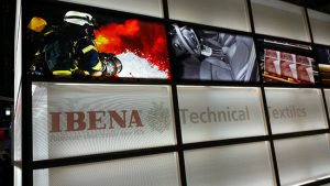 techtextil 2017: Der Ibena_Stand